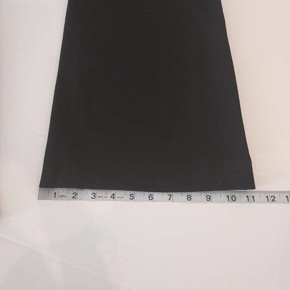 White House Black Market High Rise Slip On Wide Leg Black Pants Size 10 - Picture 6 of 11